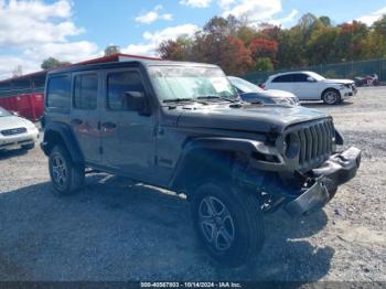  Salvage Jeep Wrangler