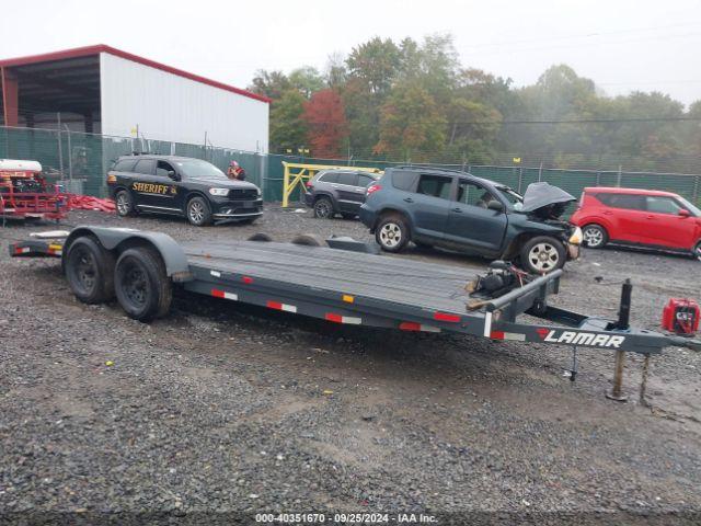  Salvage Lamar Flatbed Trailer