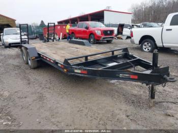  Salvage Hudson Bros Trailer  Flatbed Trailer