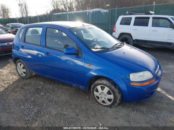  Salvage Chevrolet Aveo