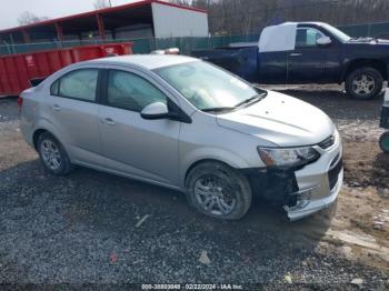  Salvage Chevrolet Sonic