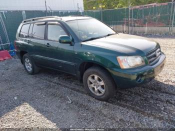  Salvage Toyota Highlander