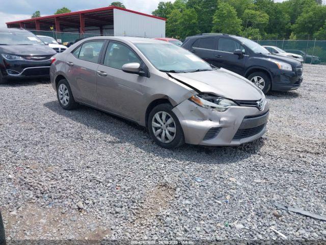  Salvage Toyota Corolla