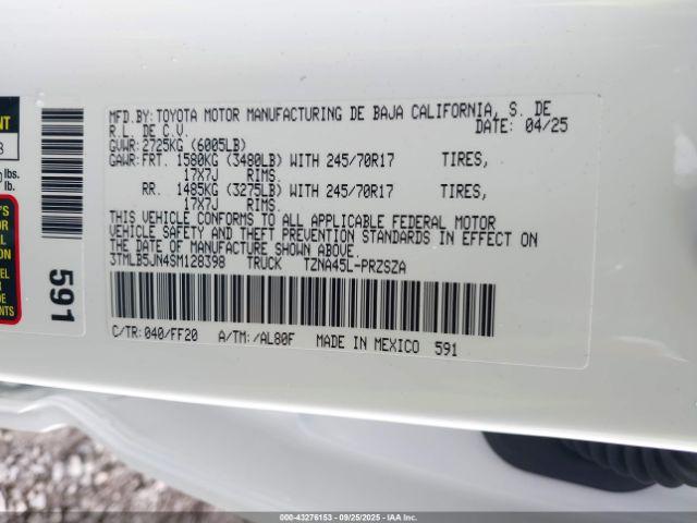 Toyota Tacoma Sr5 4wd Image 14