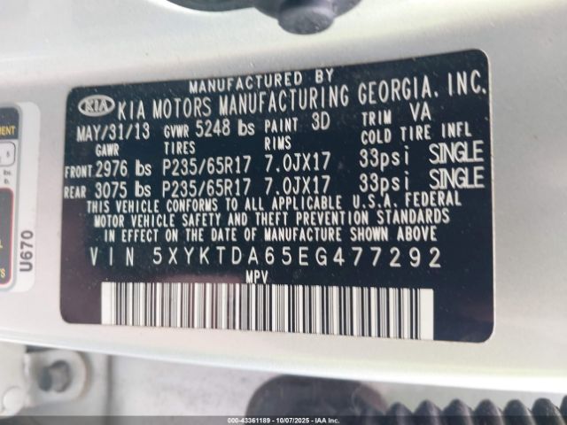 Kia Sorento Lx Image 6