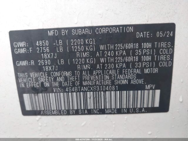 Subaru Outback Limited Image 5