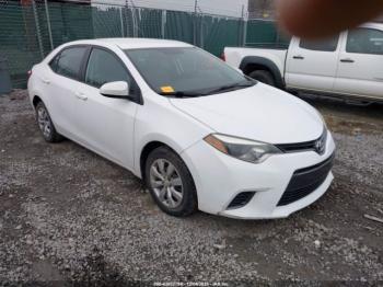  Salvage Toyota Corolla
