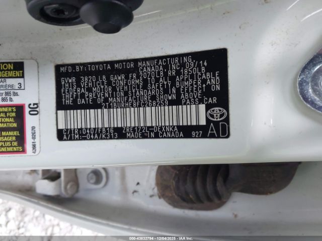 Toyota Corolla Le Image 18