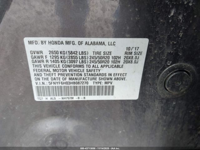 Honda Pilot Elite Image 14