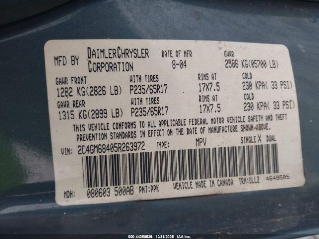 Chrysler Pacifica Touring Image 8