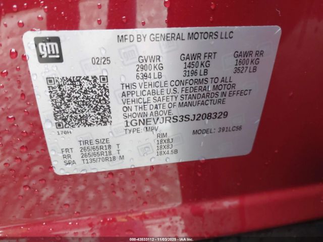 Chevrolet Traverse Awd Z71 Image 10