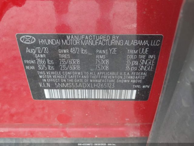 Hyundai SANTA FE Limited Image 18