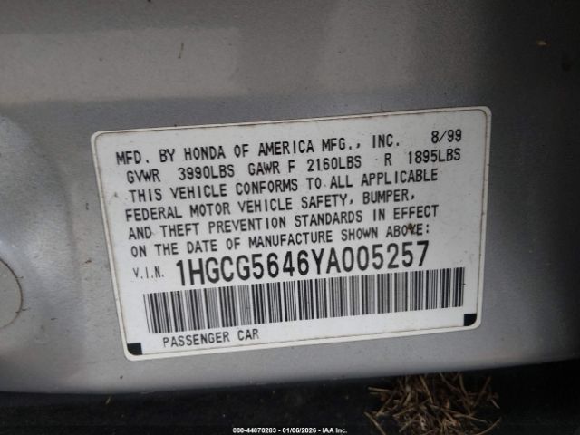 Honda Accord 2.3 Lx Image 3