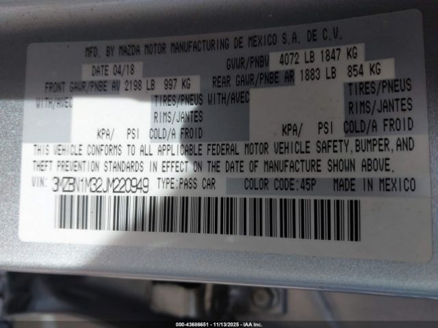 Mazda Mazda3 Grand Touring Image 16