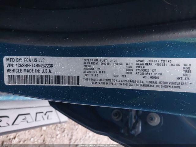 Ram 1500 Big Horn  4x4 5'7 Box Image 7