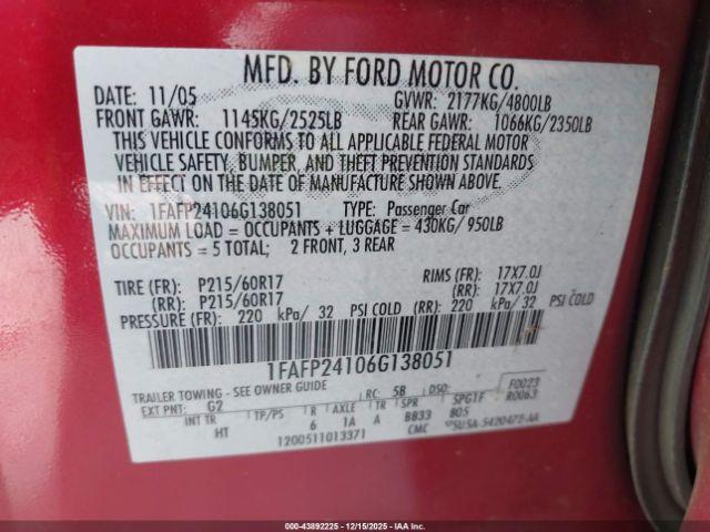 Ford Five Hundred Sel Image 6